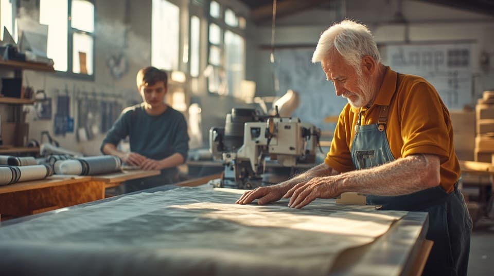 Windcraft workshop — three generations of textile craftsmanship